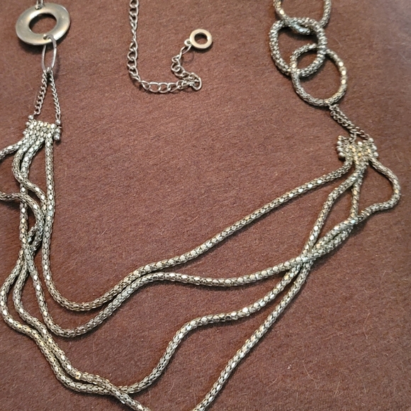 unsure Jewelry - Gorgeous Silver Adjustable Length Necklace